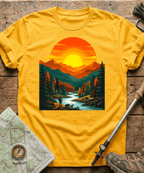 Scenic Wilderness Explorer Sunset T-Shirt