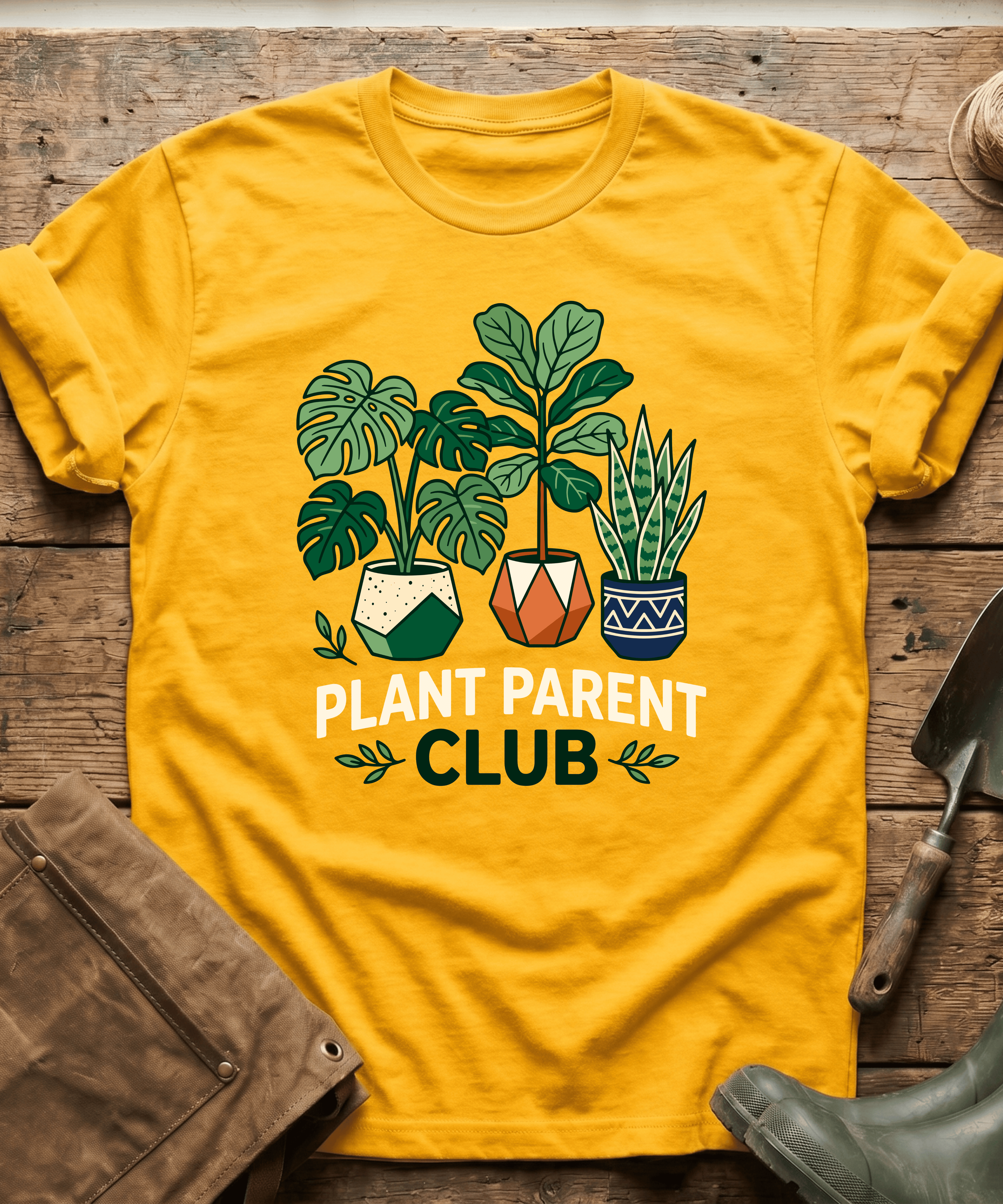 Plant Parent Club Houseplants Gardener T-Shirt