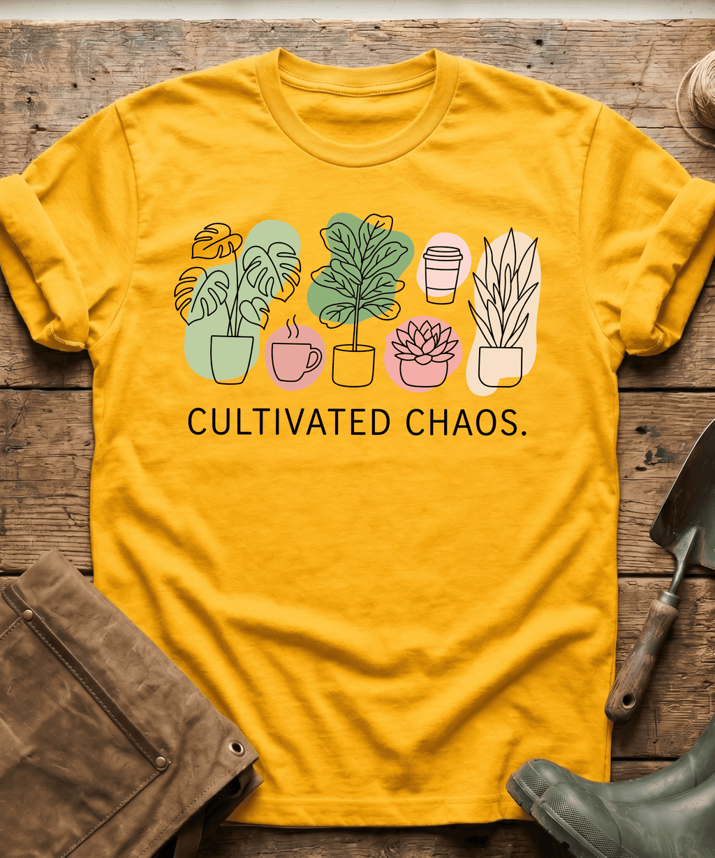 Cultivated Chaos Minimalist Plants T-Shirt