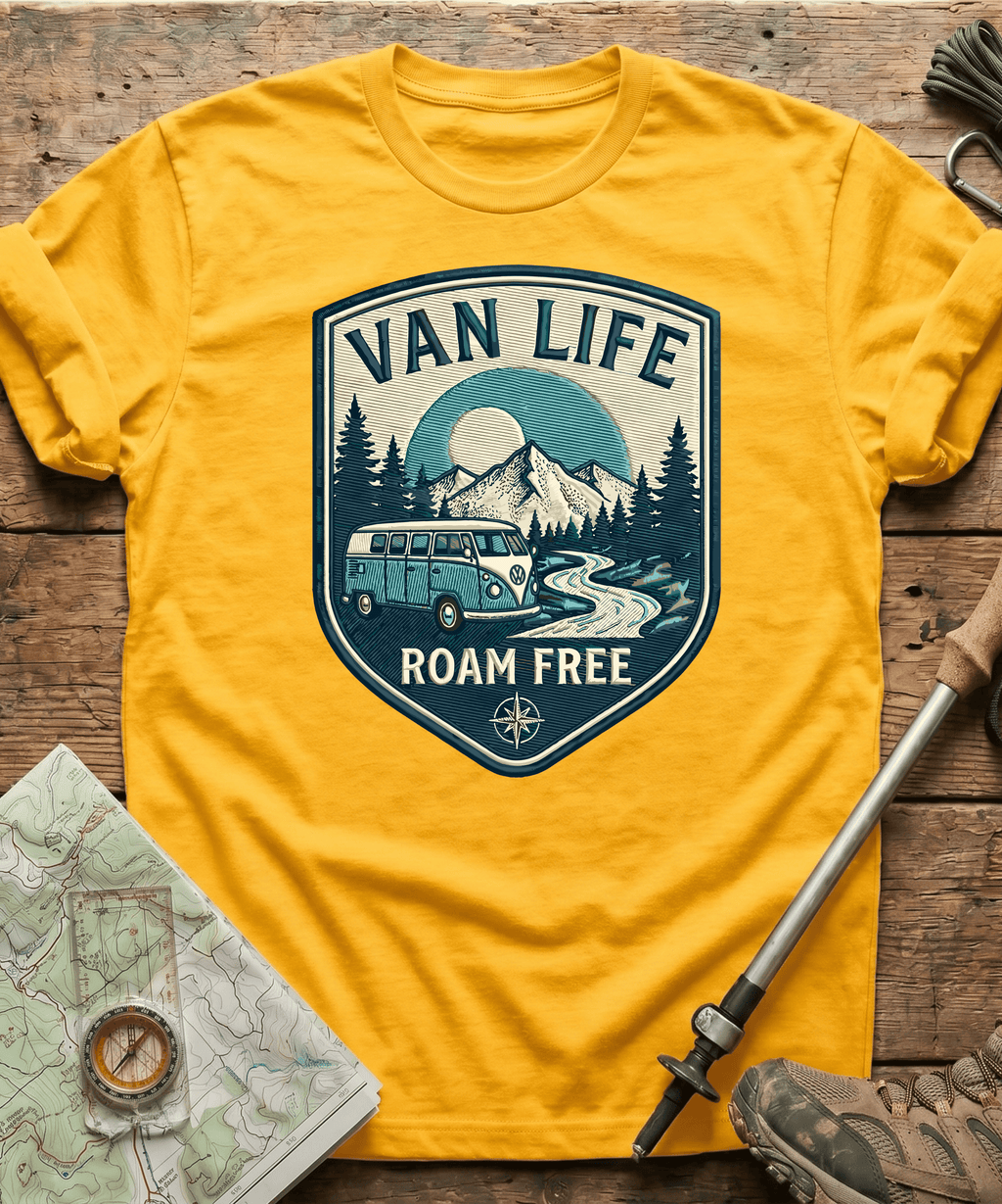 Van Life Roam Free T-shirt