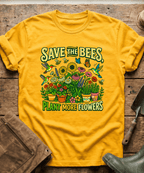 Save The Bees Plant More Flowers T-Shirt