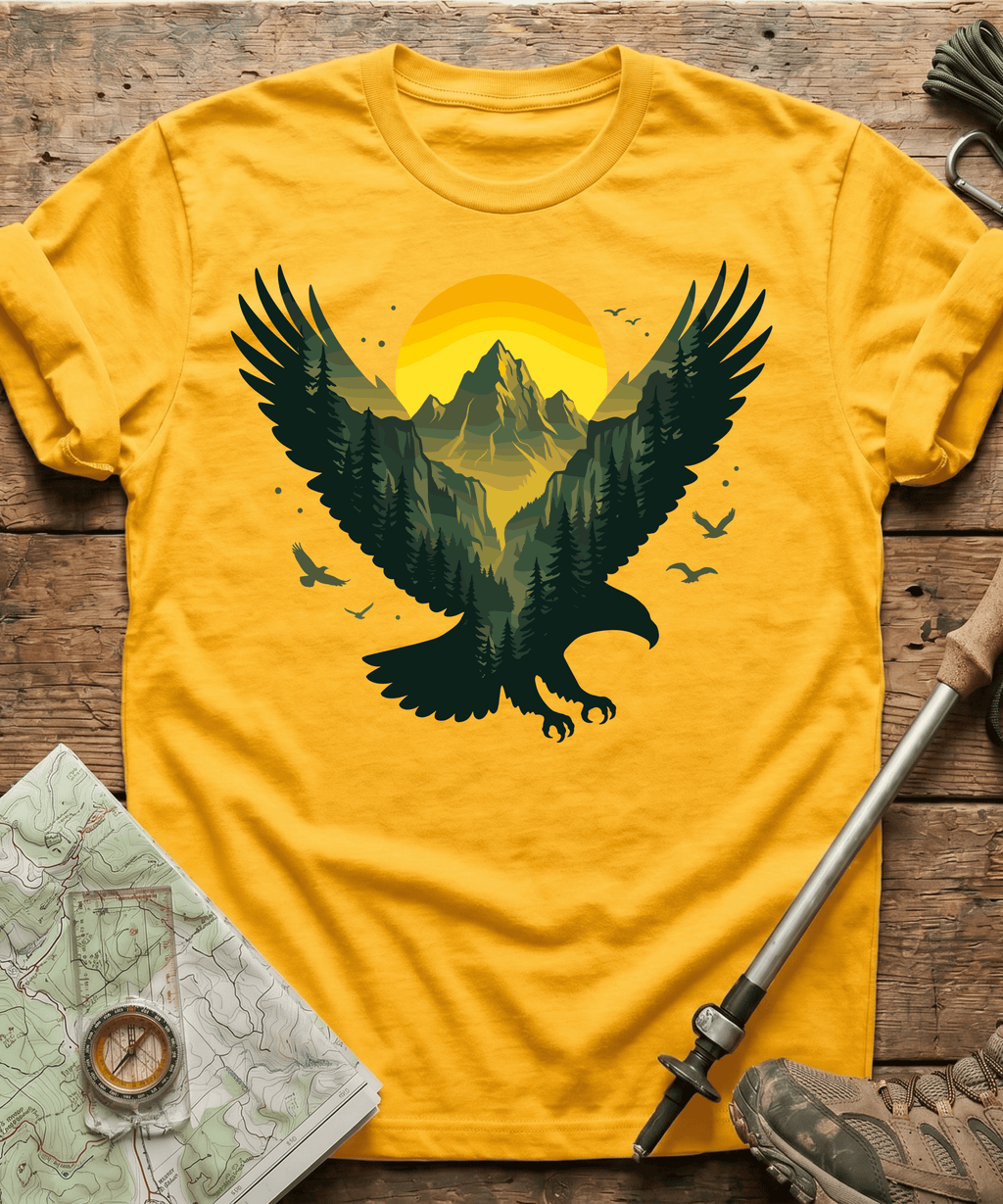 Majestic Mountain Eagle T-Shirt