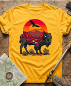 Desert Canyon Bison Eagle T-Shirt