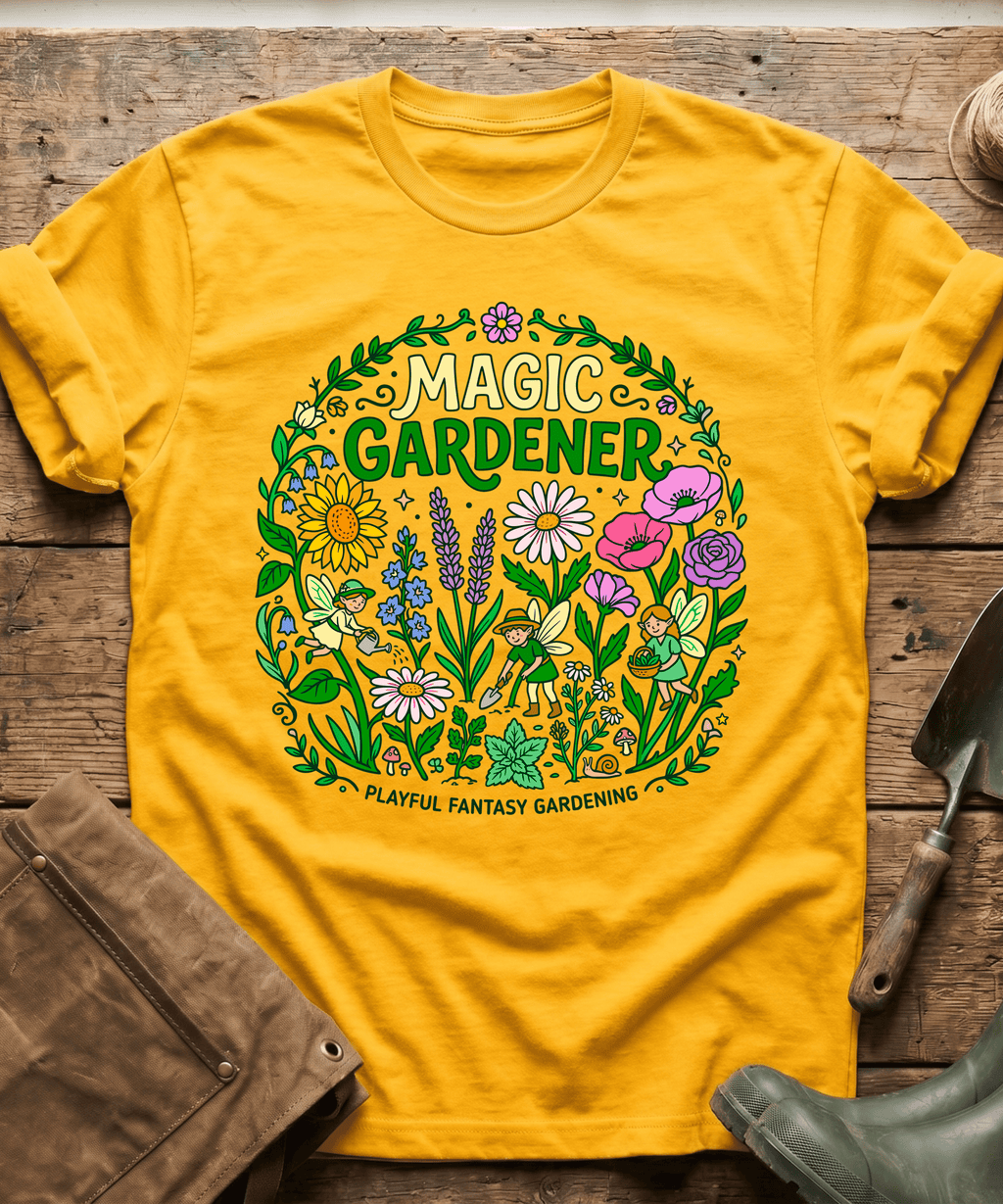 Magic Gardener Playful Fantasy Gardening T-Shirt
