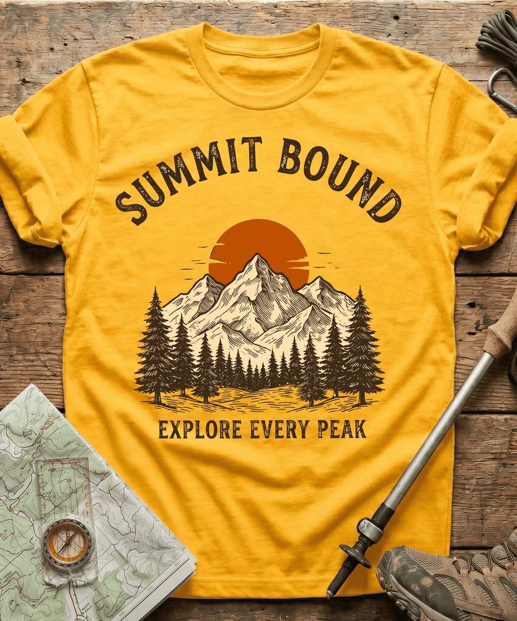 Summit Bound Explore Every Peak T-shirt