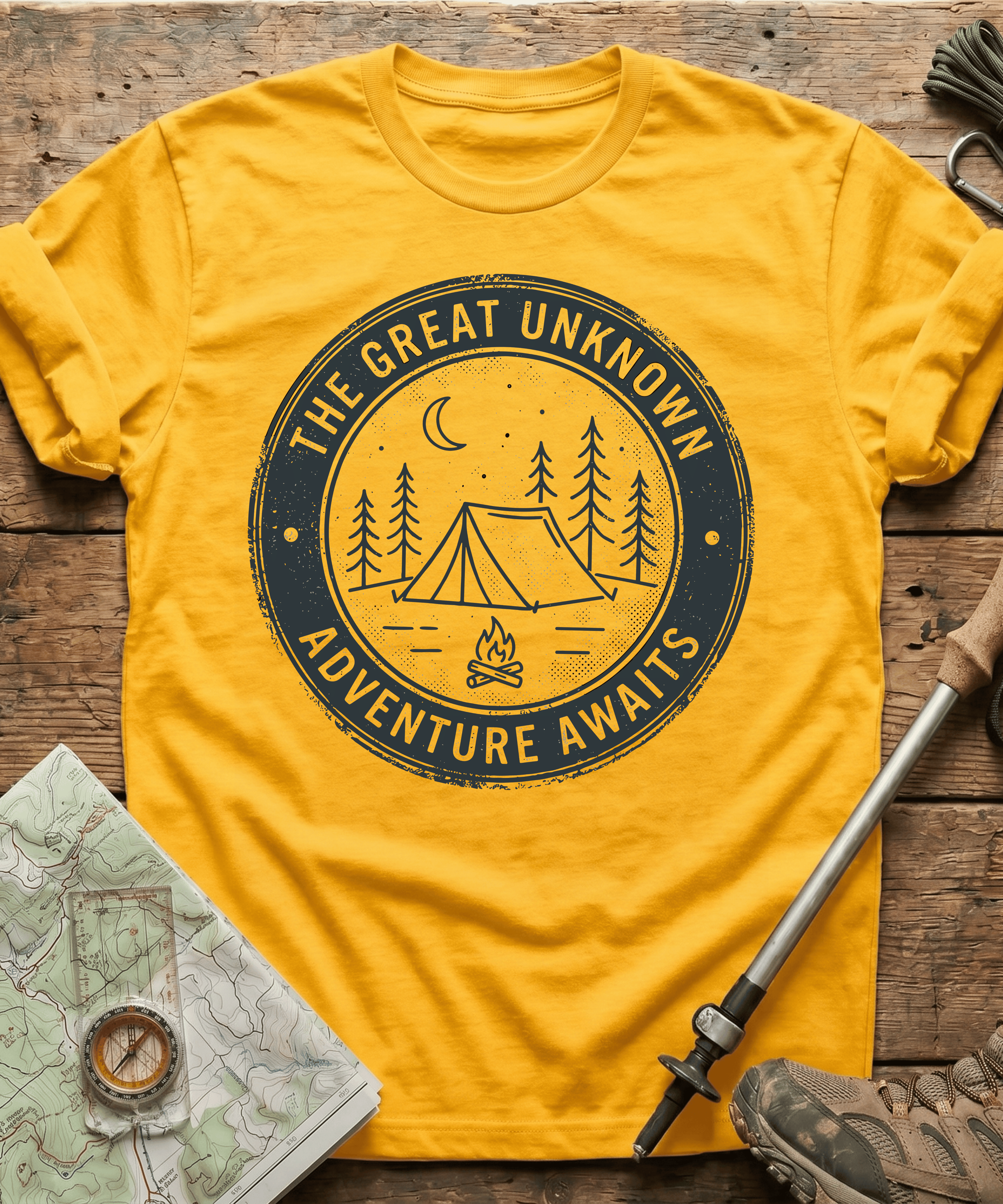 The Great Unknown Adventure Awaits T-shirt