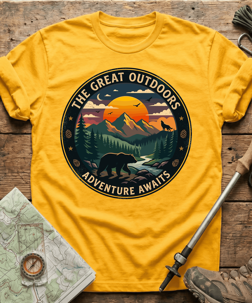 The Great Outdoors Adventure Awaits T-shirt