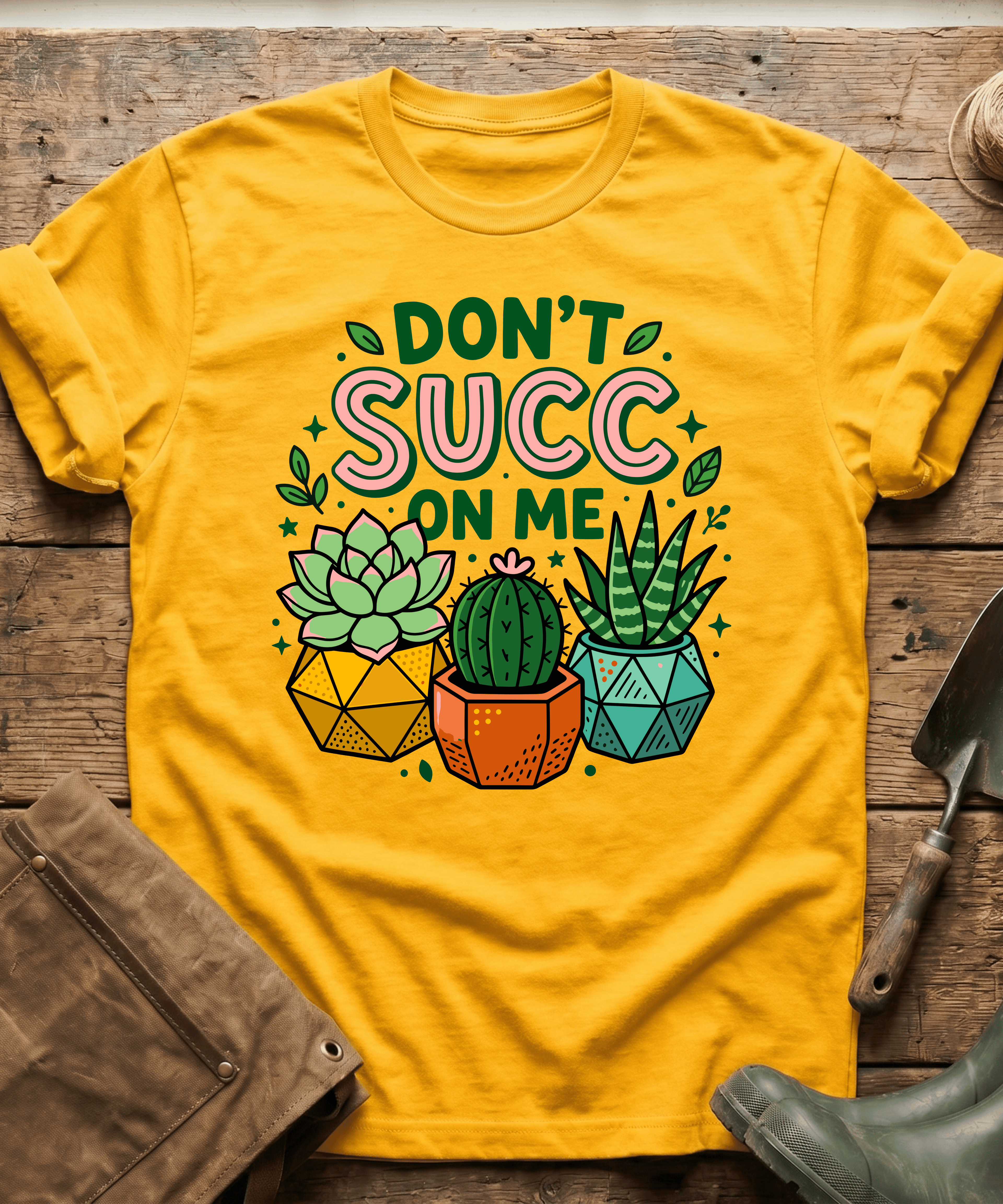 Don't Succ On Me Cactus T-Shirt