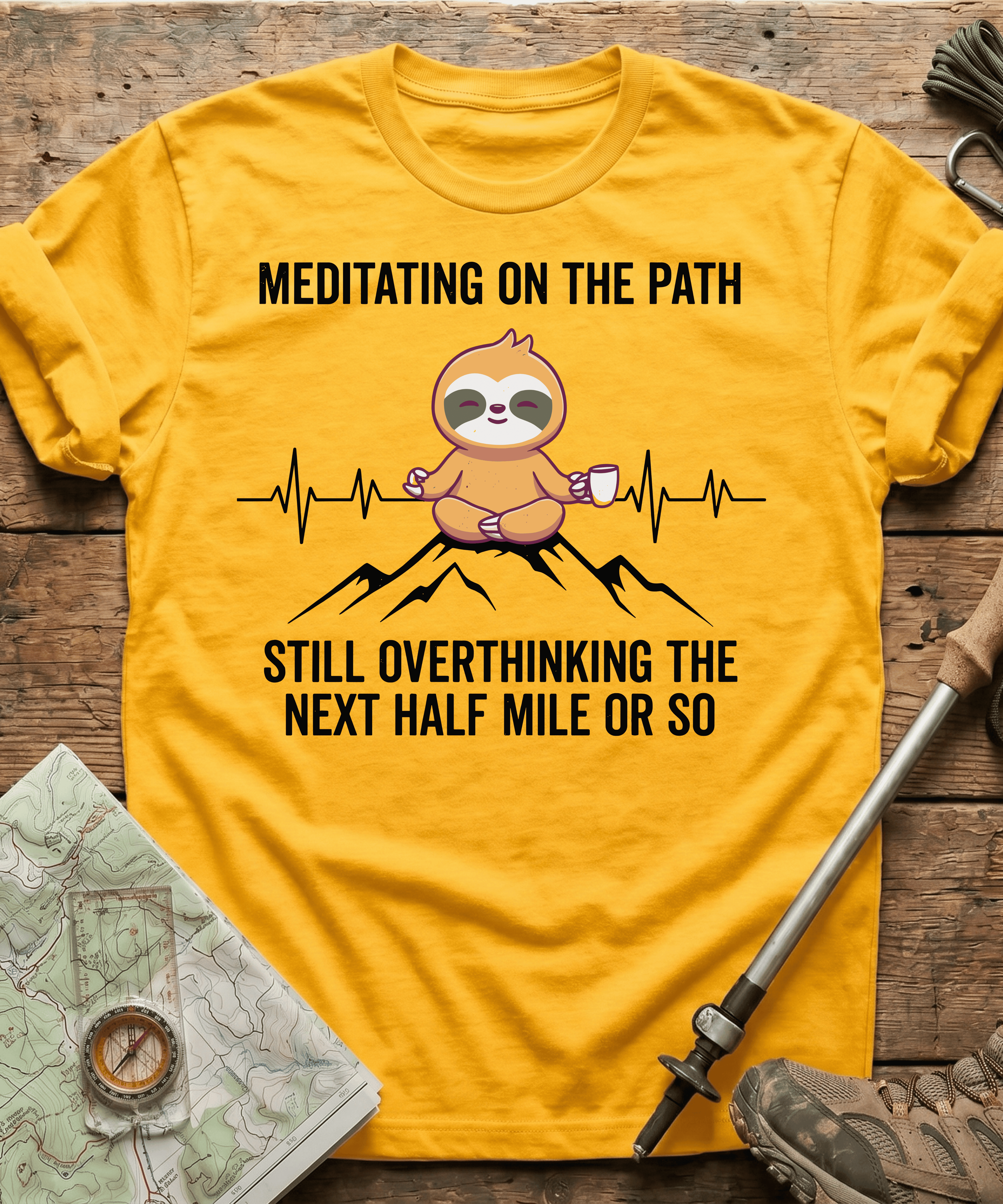 Meditating On The Path T-shirt