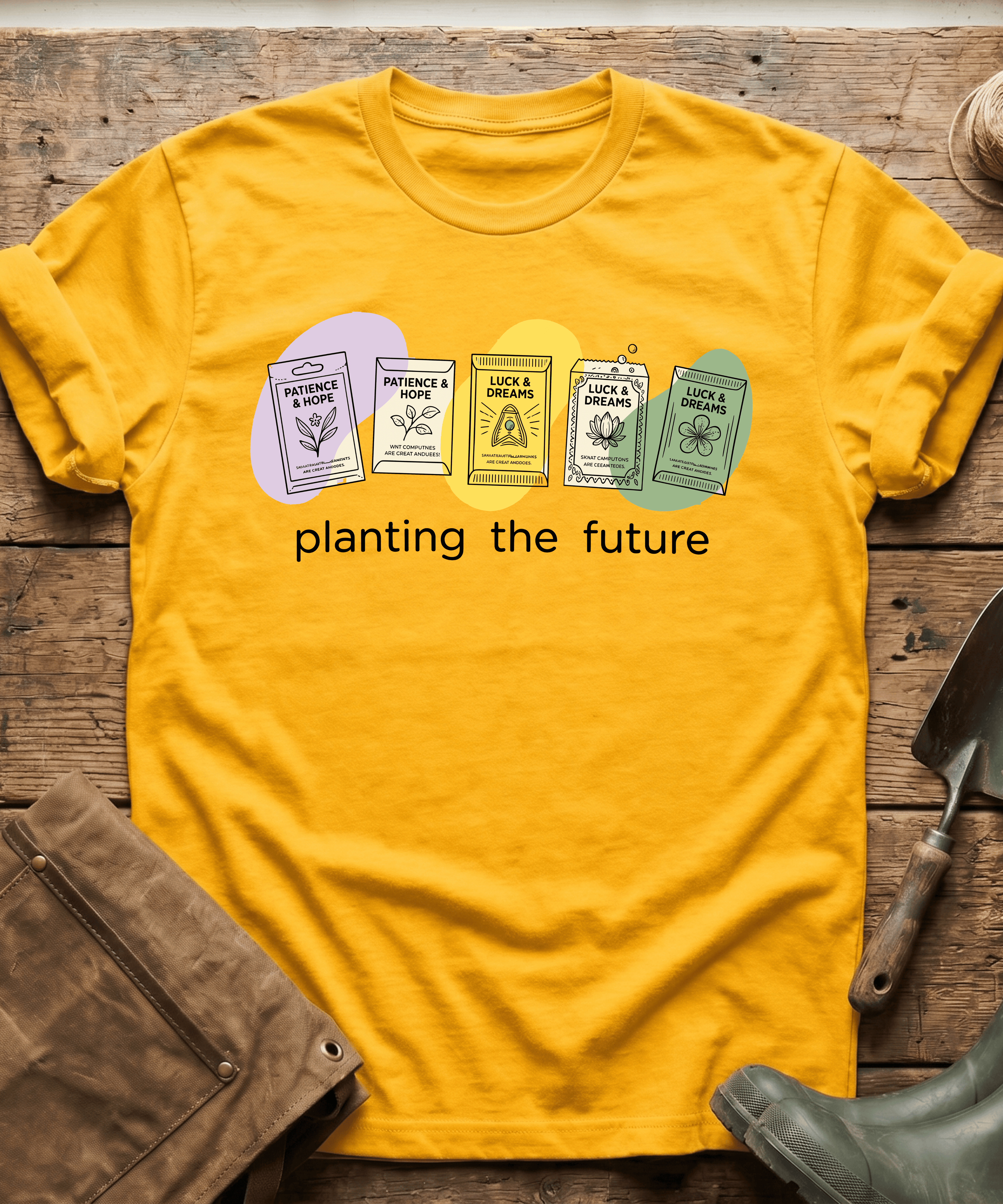 Planting The Future Seed Packets T-Shirt