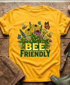 Bee Friendly Wildflowers Gardening T-Shirt