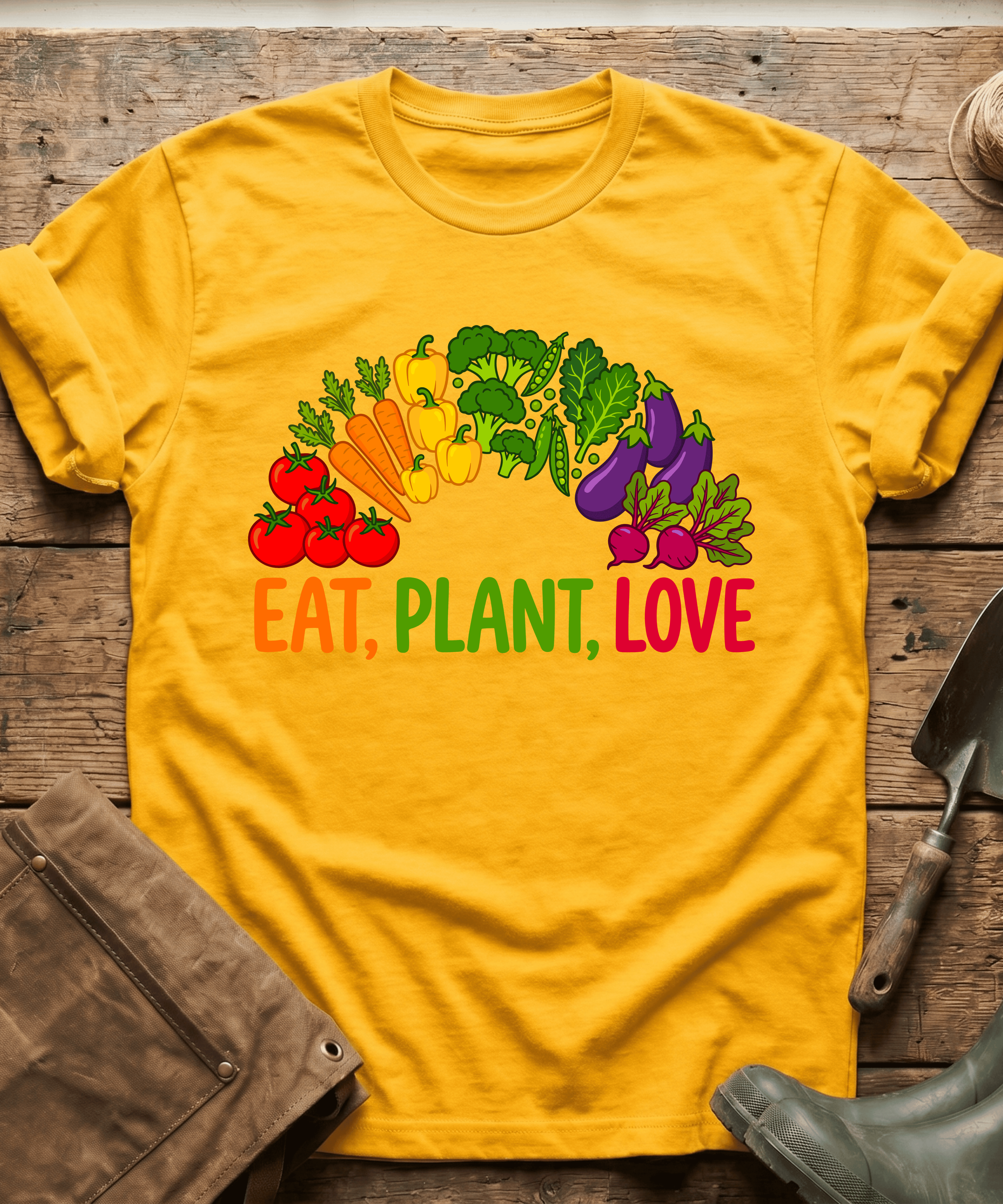 Eat Plant Love Gardening T-Shirt