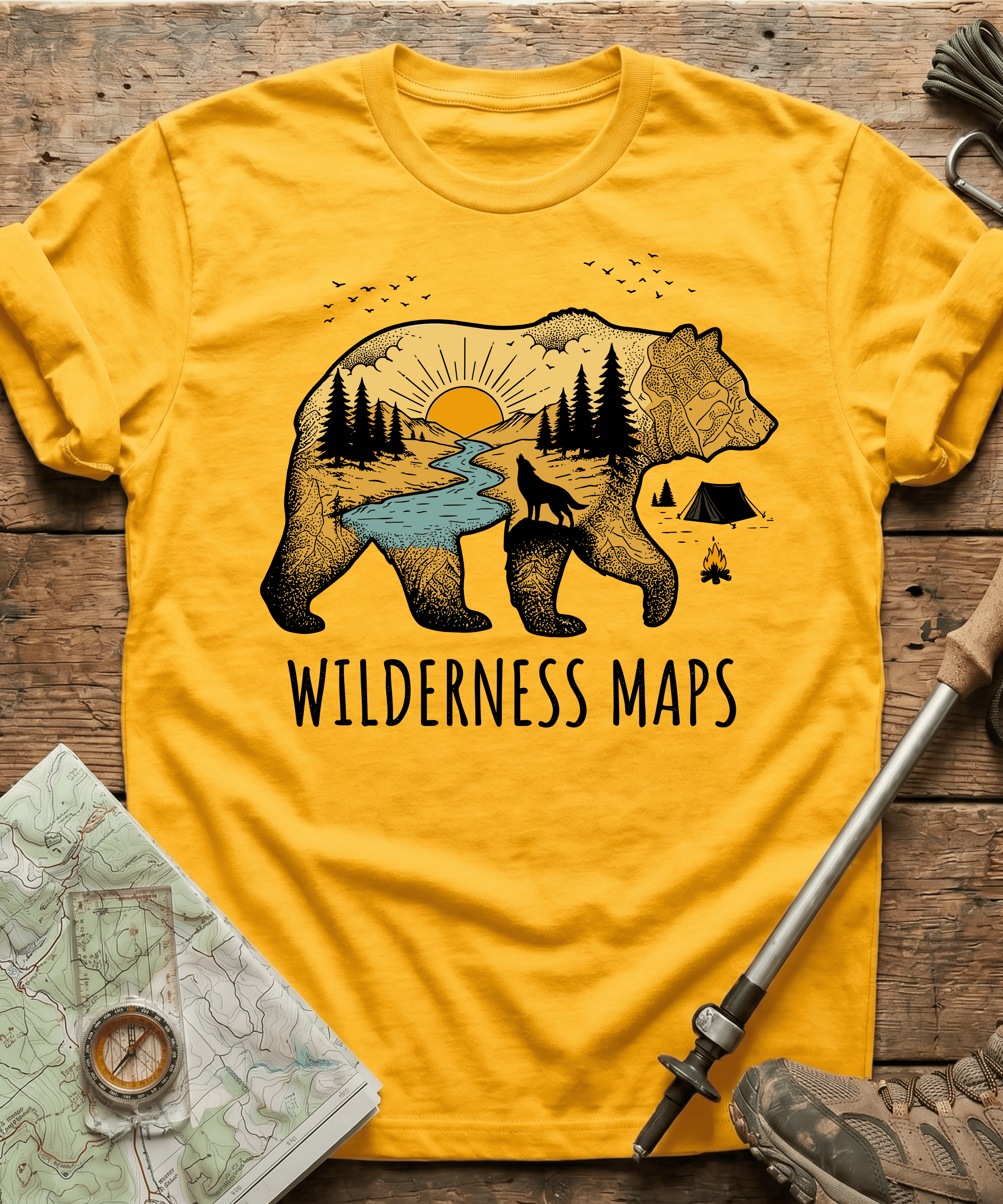 Wilderness Maps T-shirt