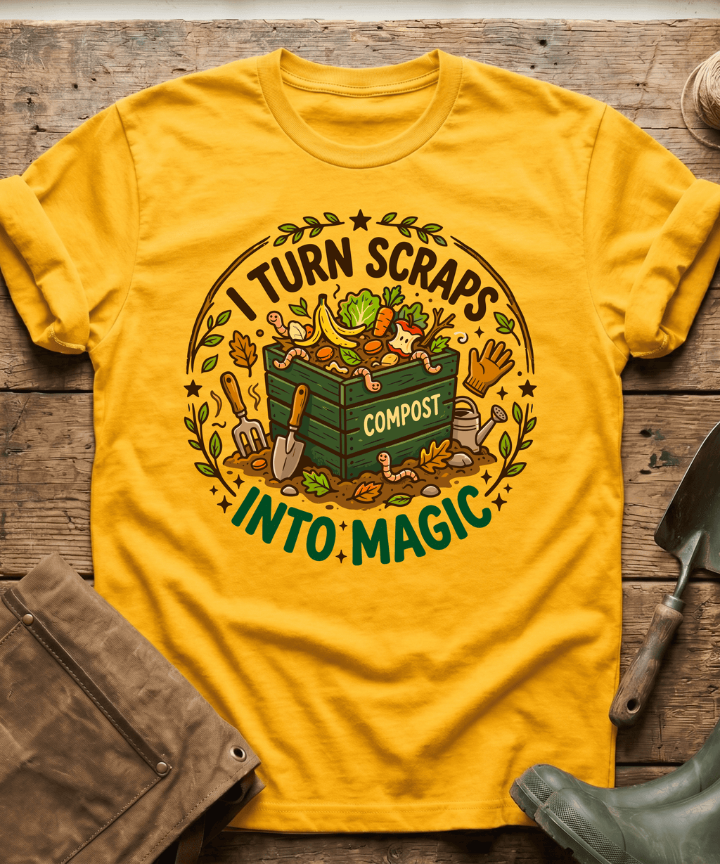 Turn Scraps Into Magic Compost T-Shirt