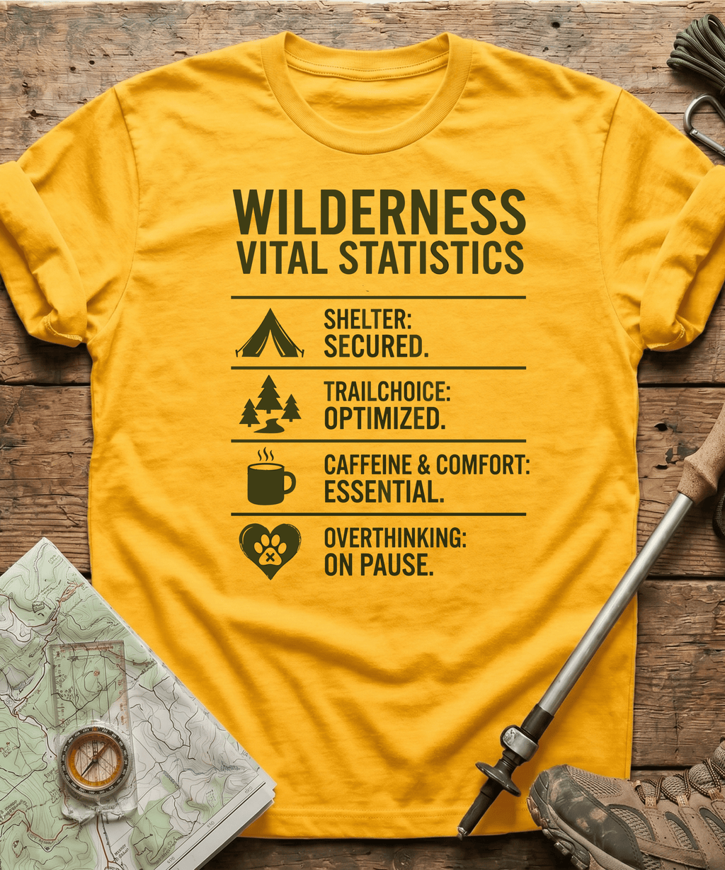 Wilderness Vital Statistics T-shirt