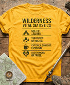 Wilderness Vital Statistics T-shirt