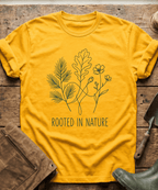Minimalist Rooted In Nature Wildflowers T-Shirt