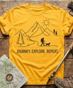 Journey Explore Repeat T-shirt