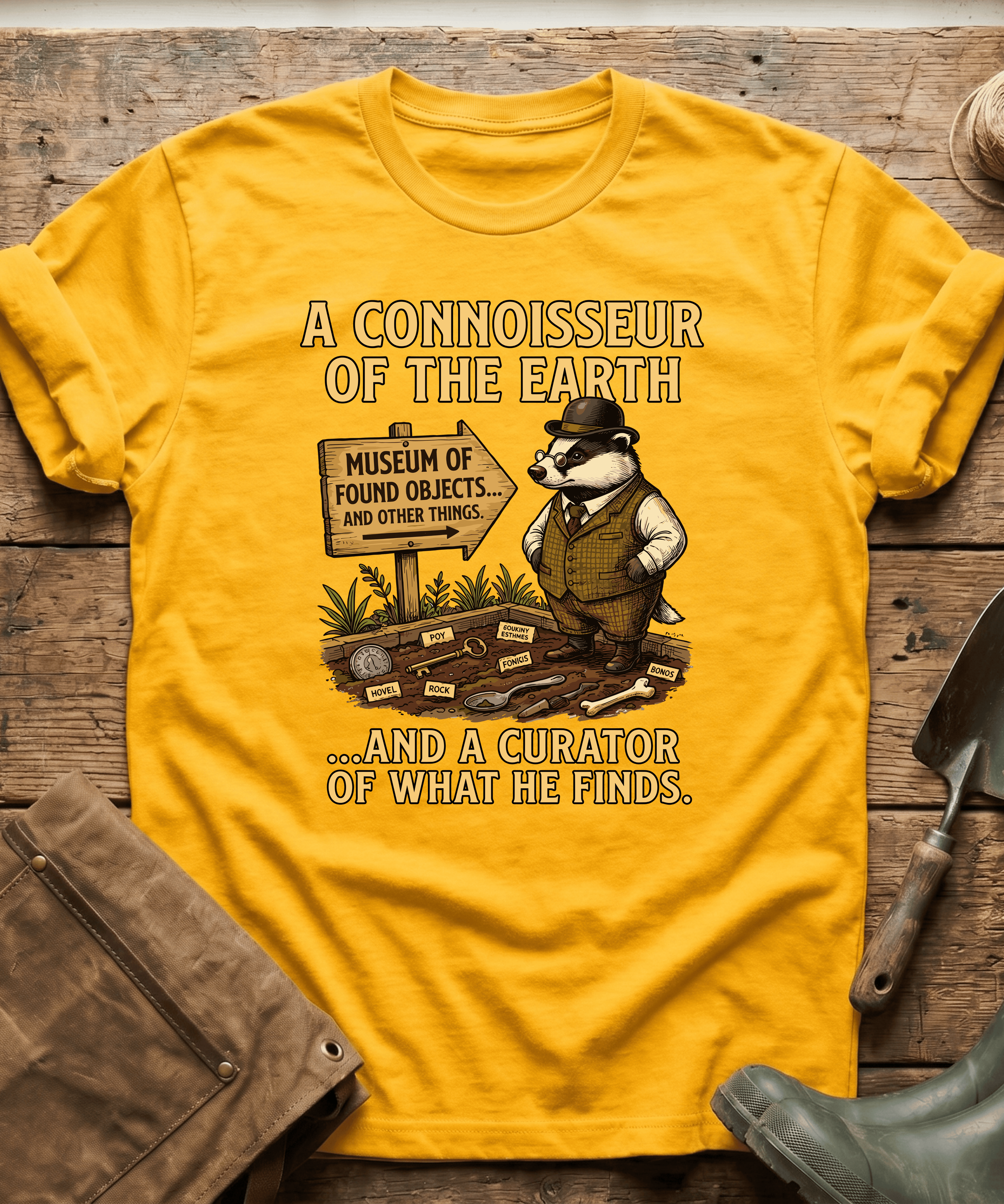Connoisseur of the Earth Gardening T-Shirt