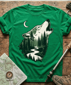 Howling Wolf Forest River T-Shirt