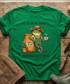 Bursting With Ideas Frog Gardener T-Shirt