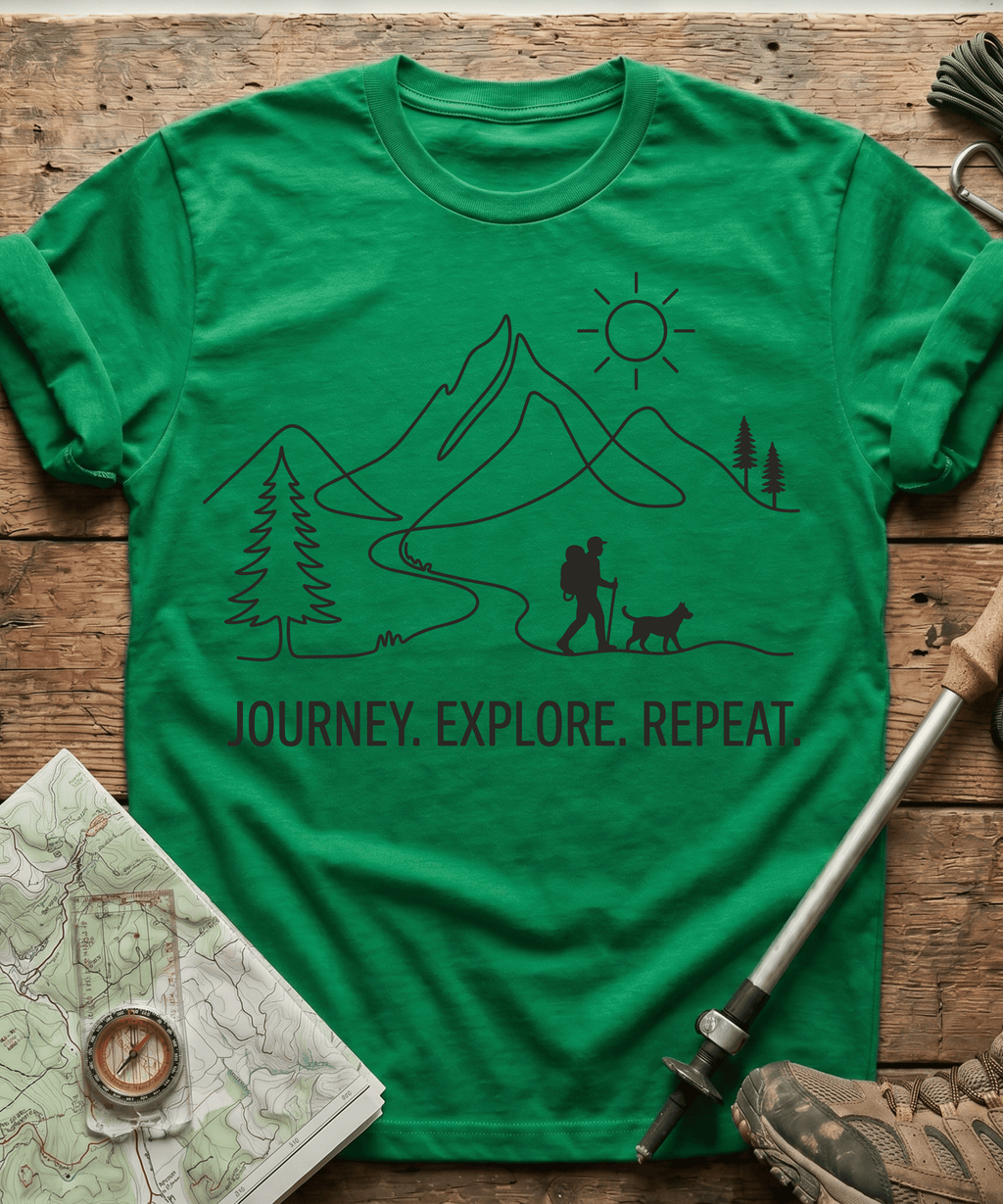 Journey Explore Repeat T-shirt
