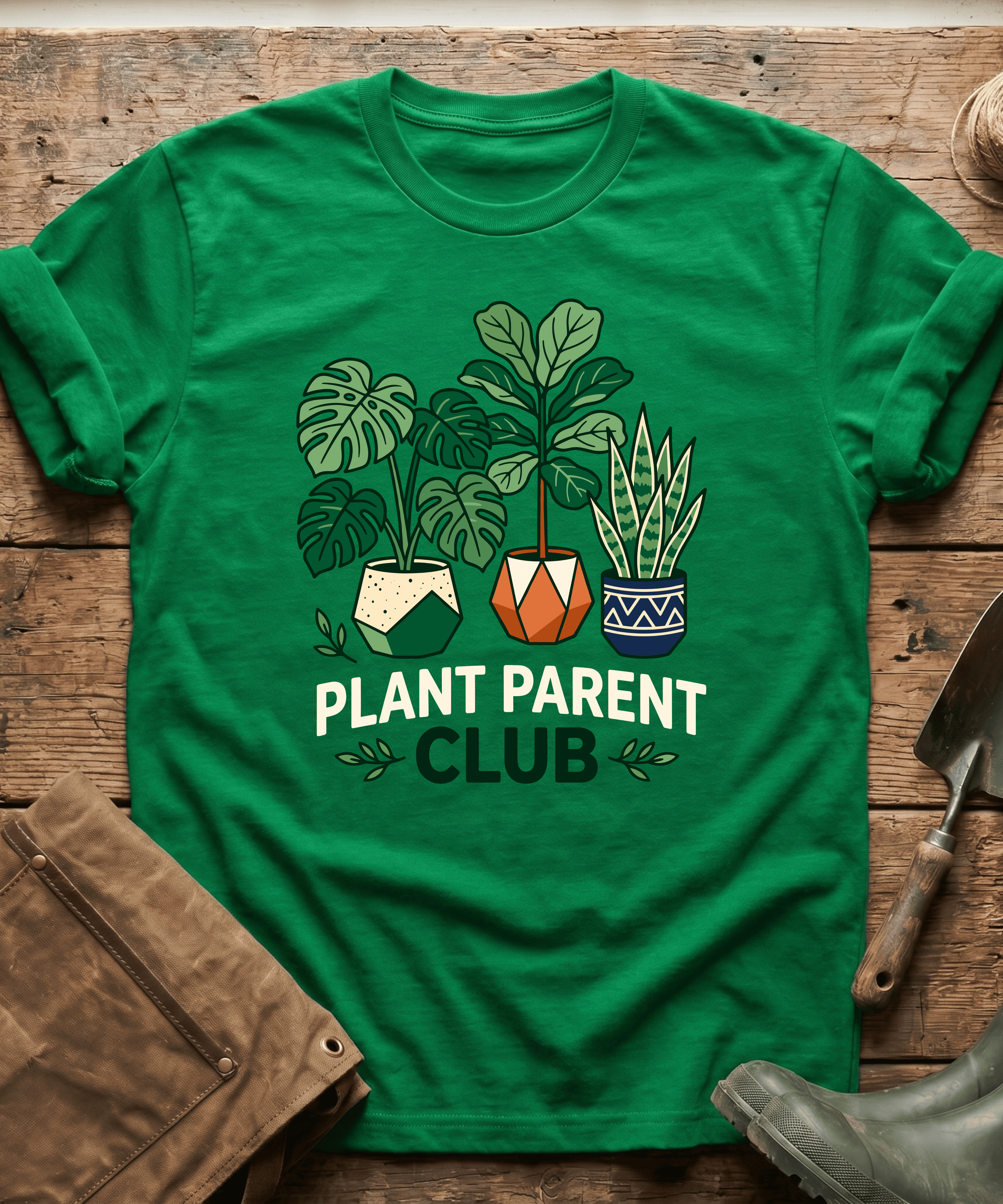 Plant Parent Club Houseplants Gardener T-Shirt