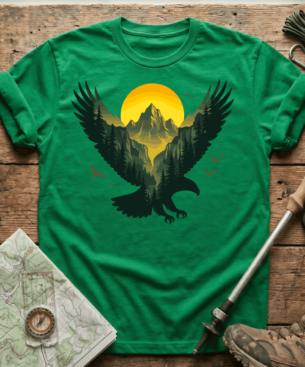 Majestic Mountain Eagle T-Shirt