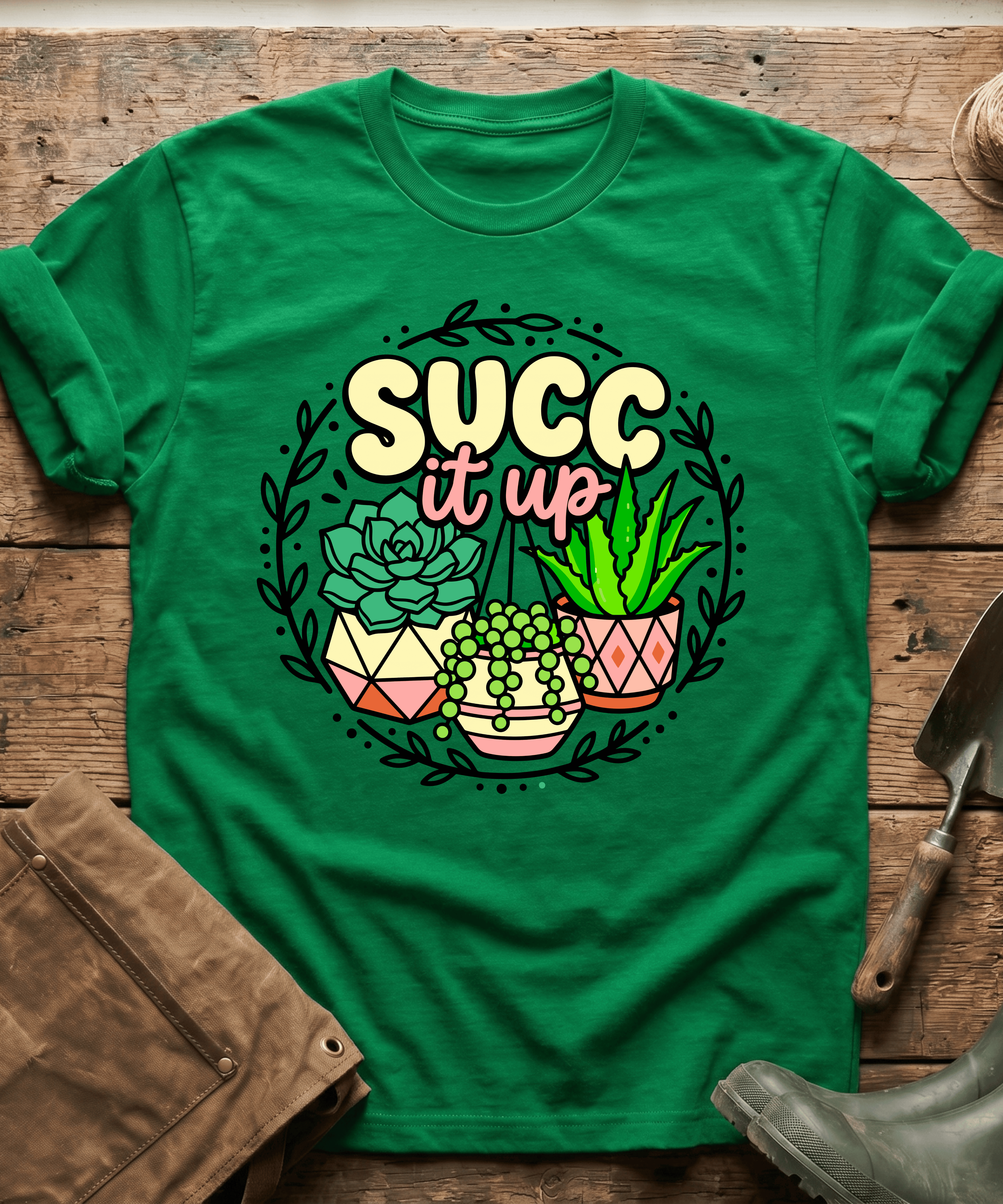 Funny Succ It Up Succulents T-Shirt