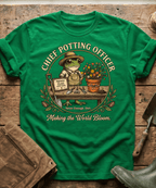 Chief Potting Officer Frog T-Shirt