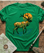 Geometric Elk Wilderness T-Shirt