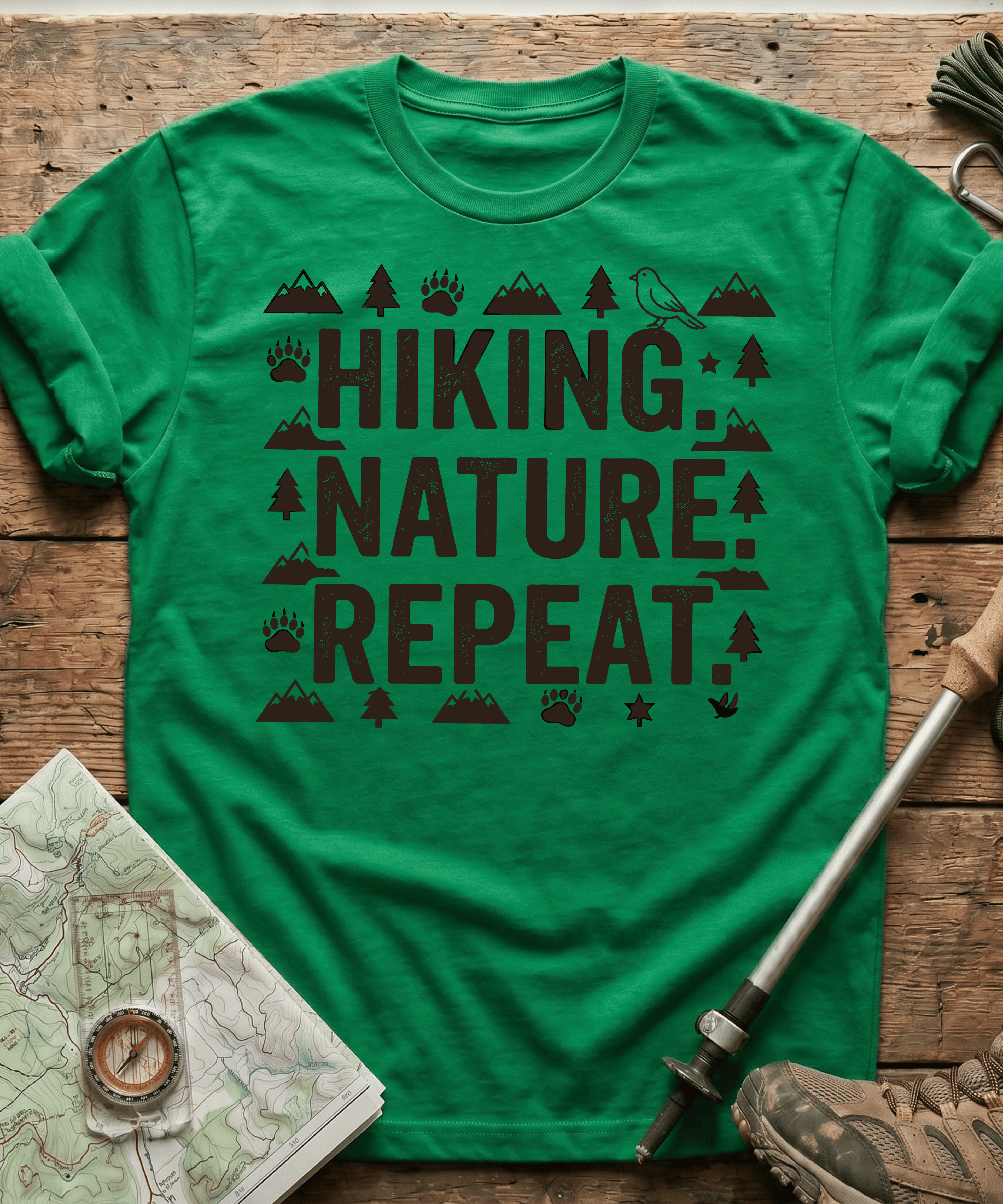 Hiking Nature Repeat T-shirt