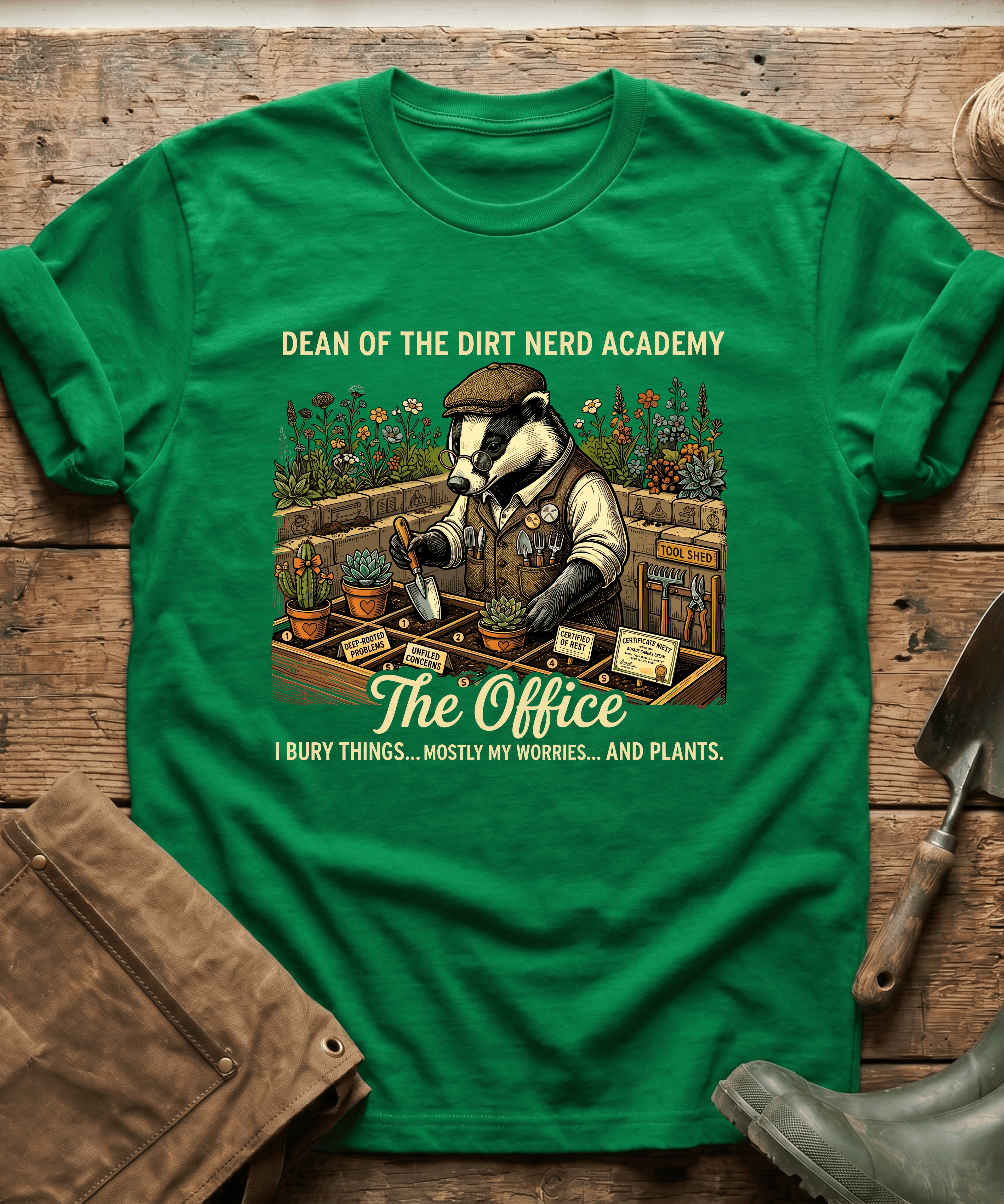 Dean of the Dirt Nerd Academy T-Shirt