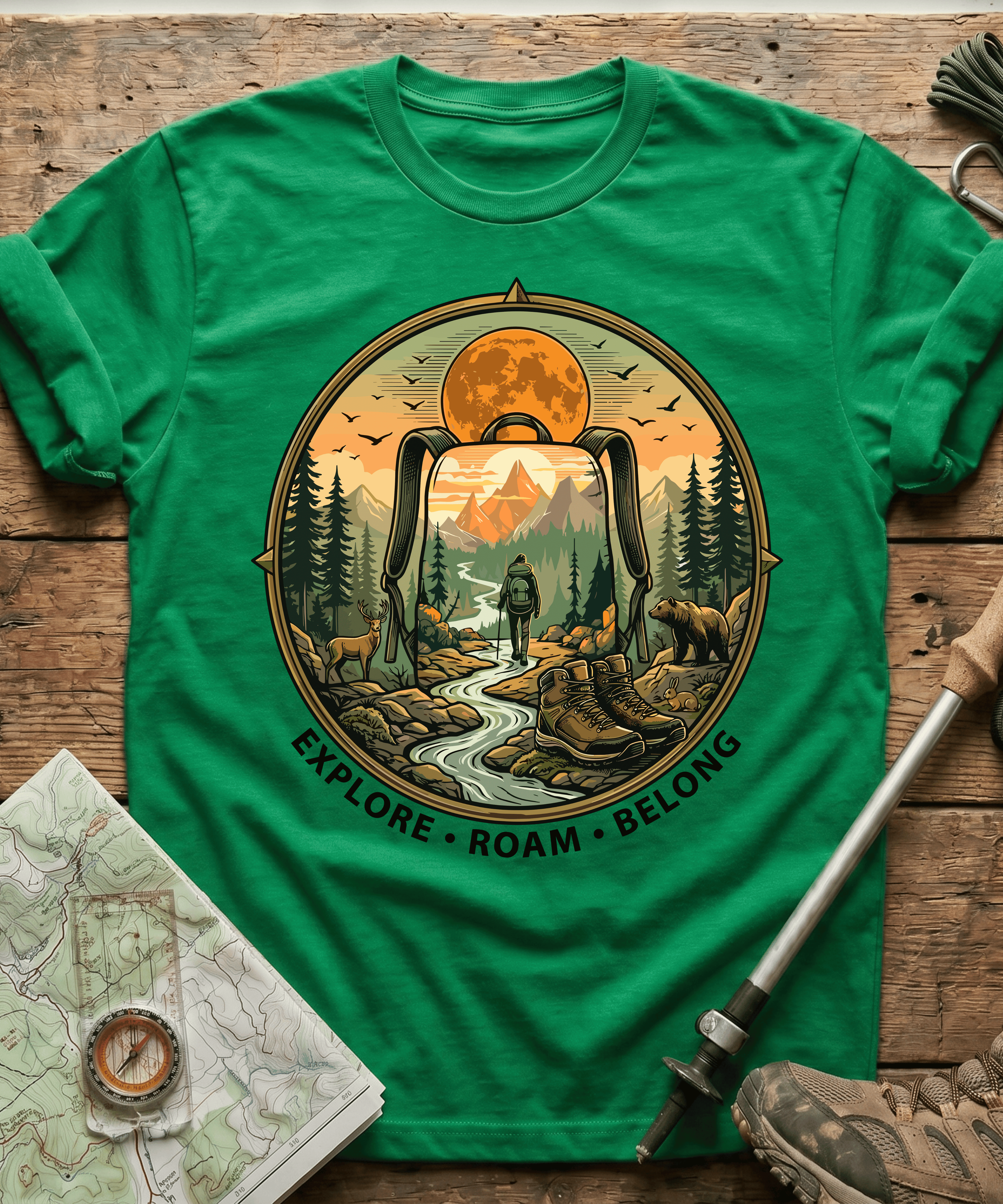 Explore Roam Belong T-shirt