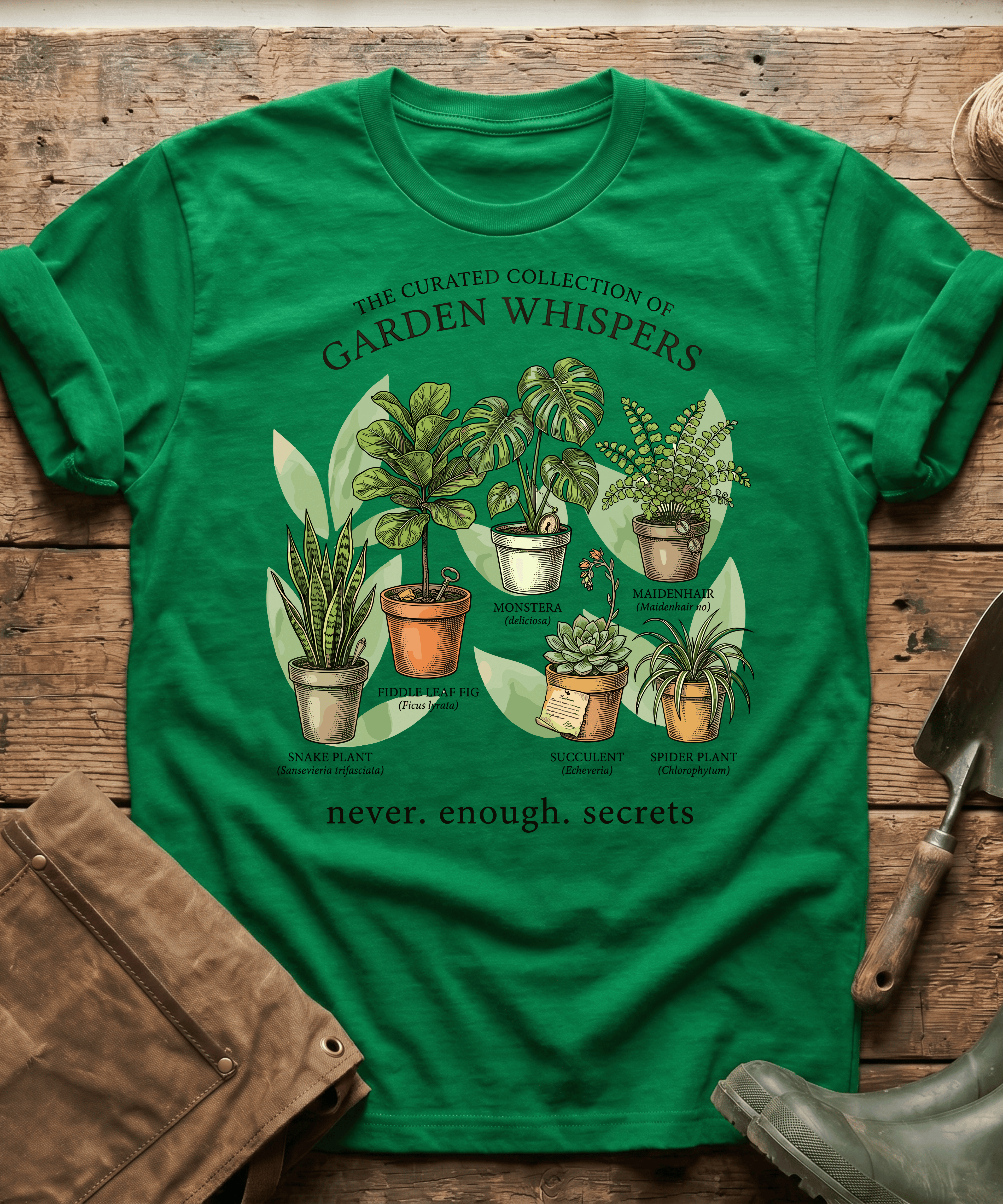 Garden Whispers Houseplants Collection T-Shirt