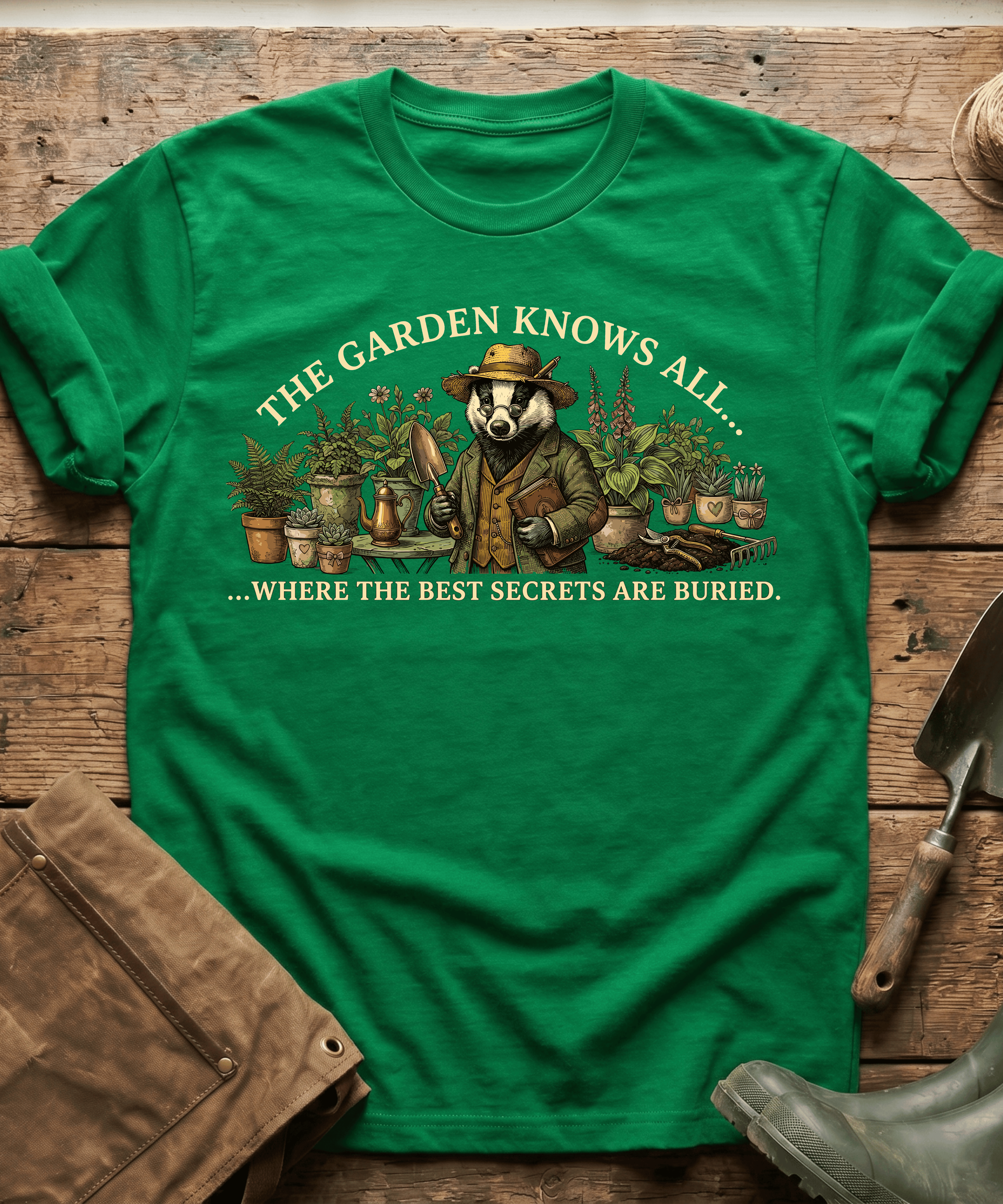 The Garden Knows All Badger T-Shirt