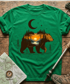 Wilderness Bear Sunset T-Shirt