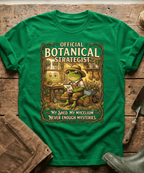 Official Botanical Strategist Frog Gardener T-Shirt