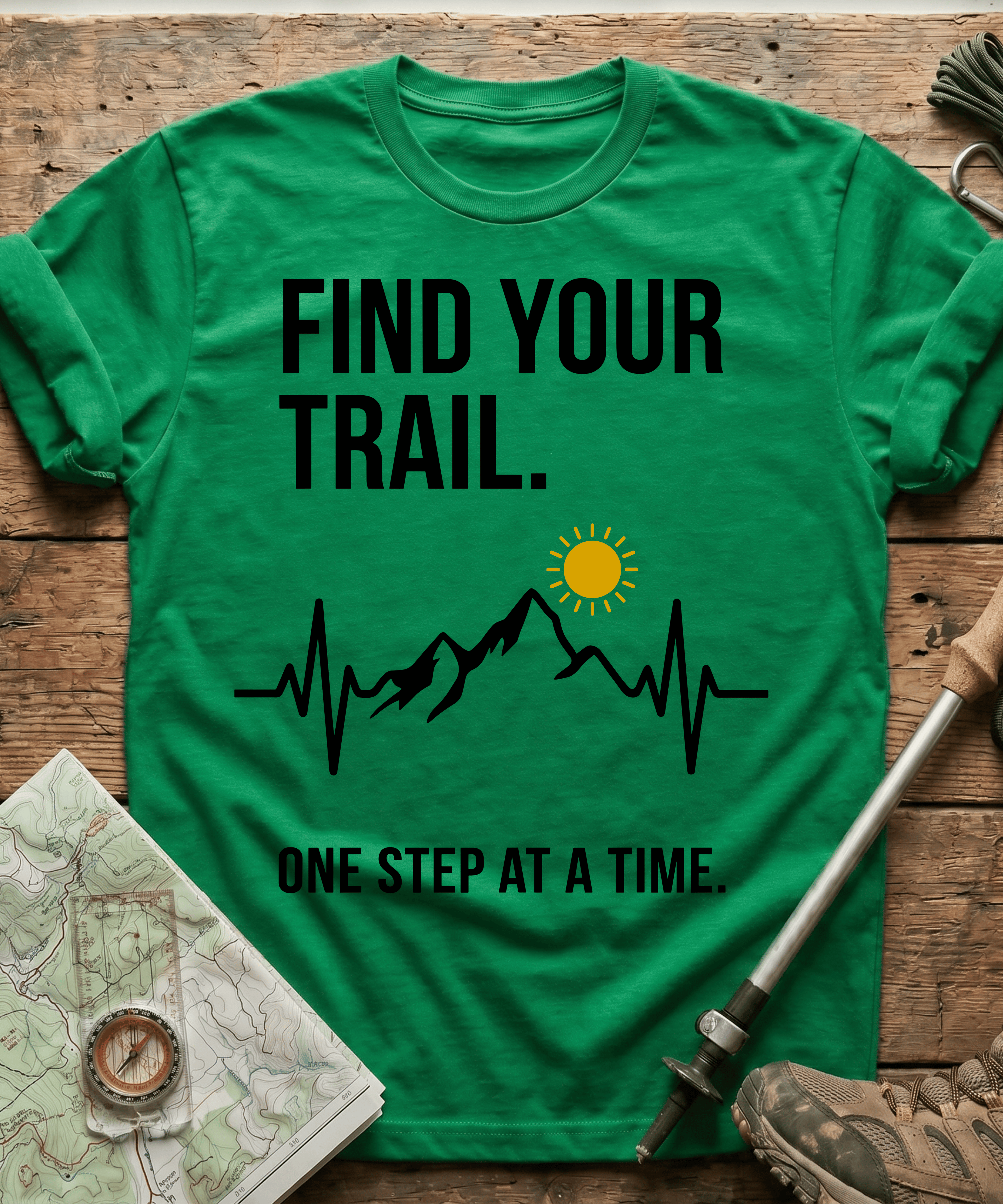 Find Your Trail One Step At A Time T-shirt