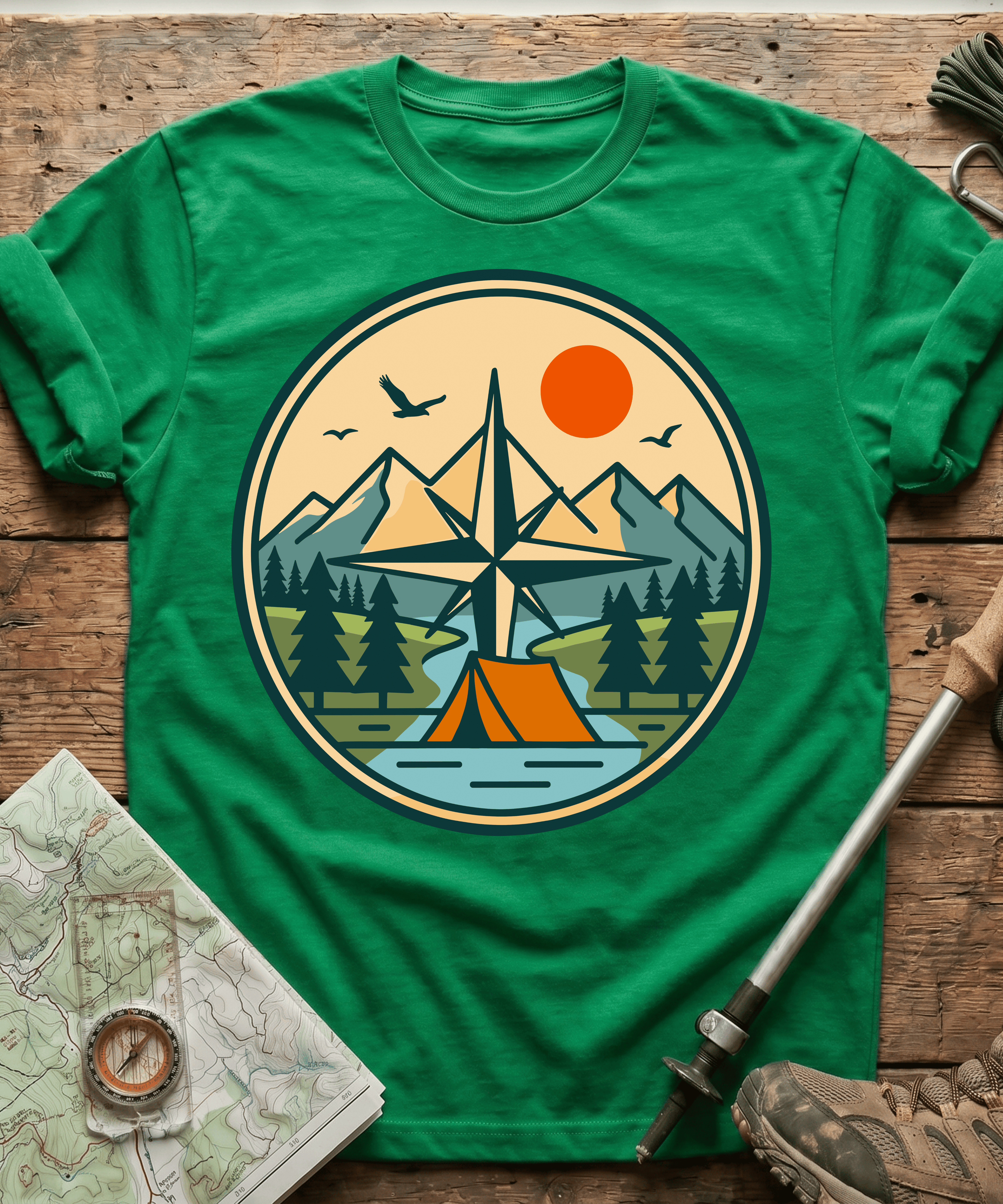 Explore More Camping Compass T-Shirt