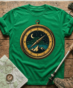 Starry Night Mountain Compass T-Shirt