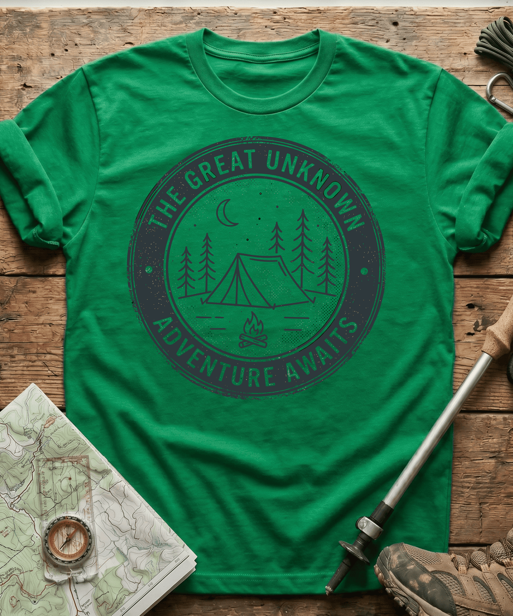 The Great Unknown Adventure Awaits T-shirt