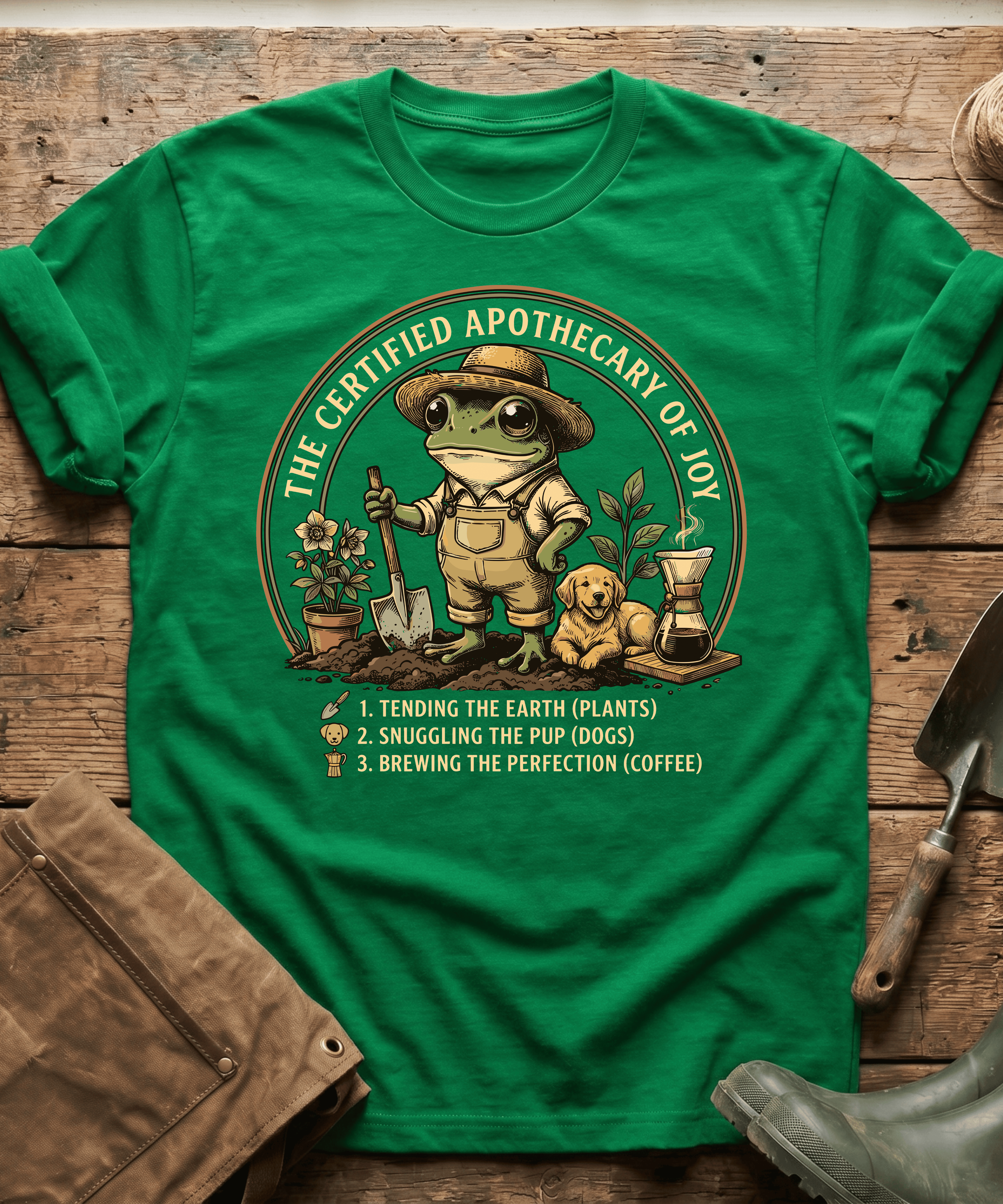 Certified Apothecary of Joy Frog T-Shirt