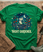 Cute Night Gardener Owl Tomato Patch T-Shirt