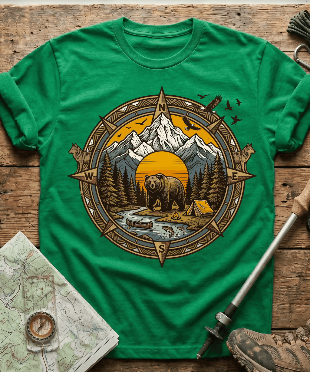 Great Outdoors Adventure Compass T-Shirt