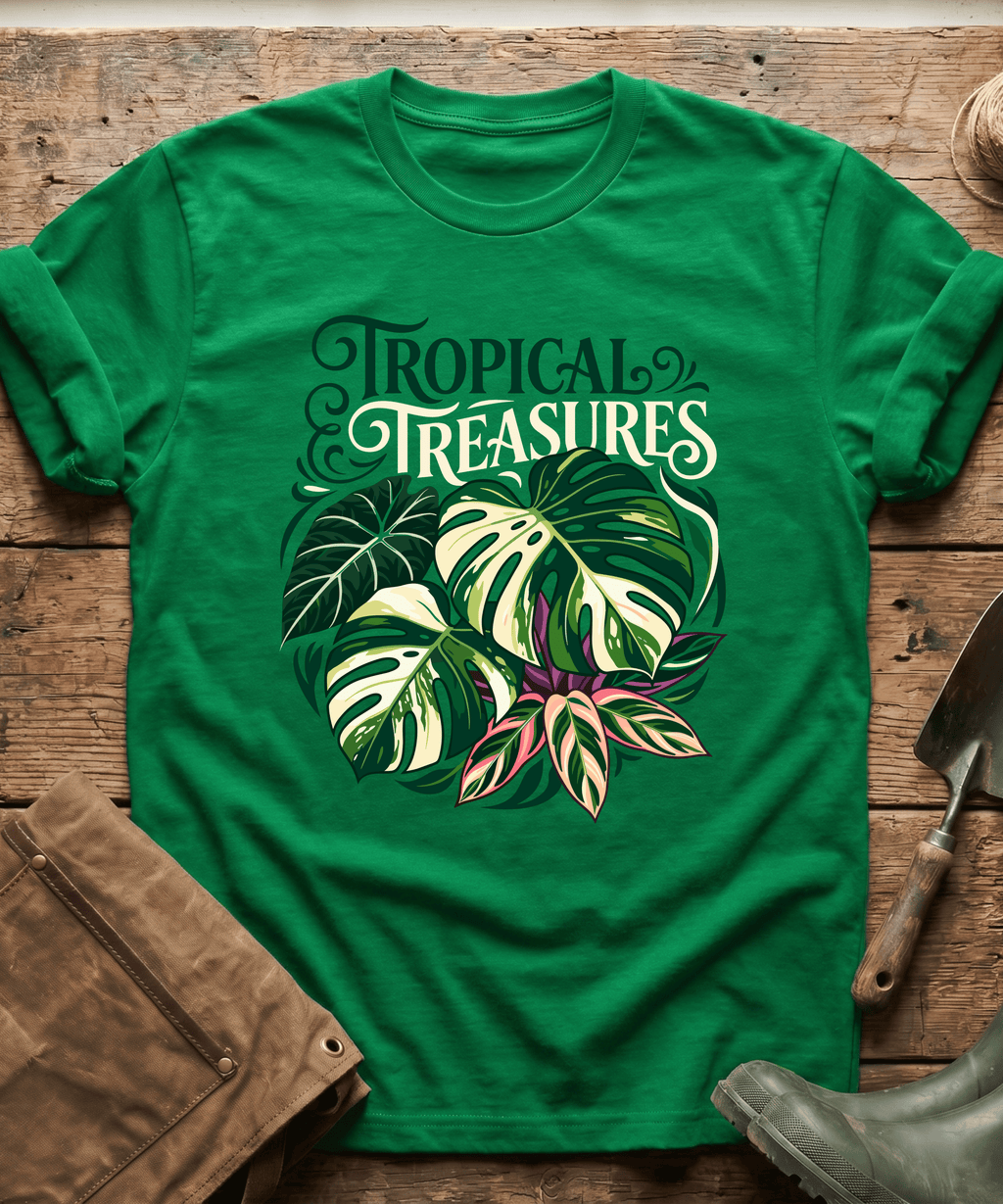 Tropical Treasures Botanical Monstera T-Shirt