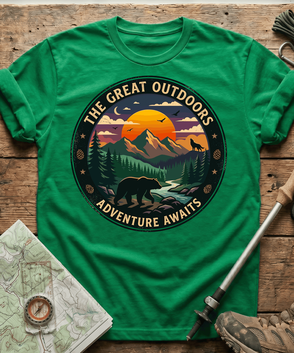The Great Outdoors Adventure Awaits T-shirt
