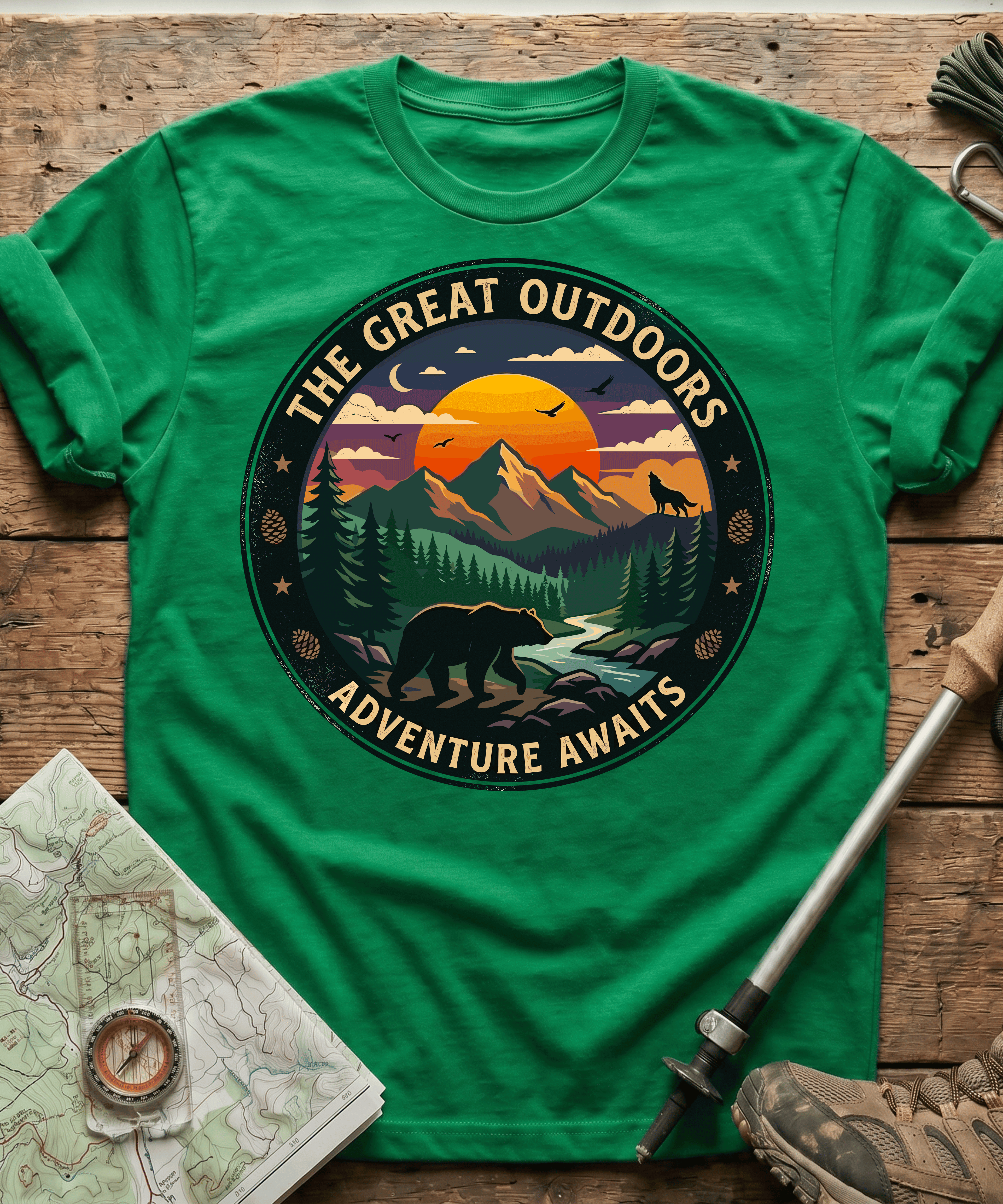The Great Outdoors Adventure Awaits T-shirt