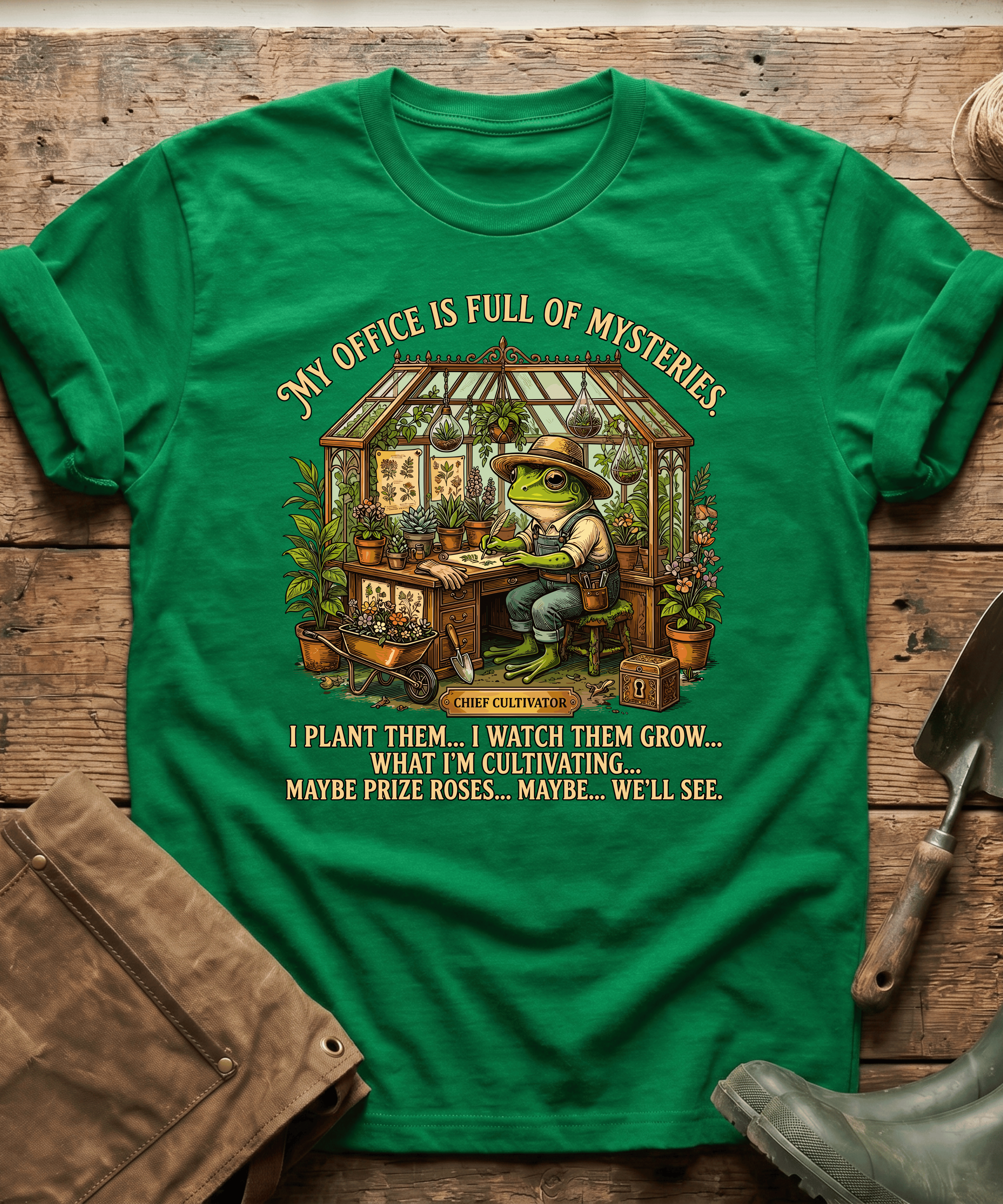 Chief Cultivator Office Full Of Mysteries T-Shirt