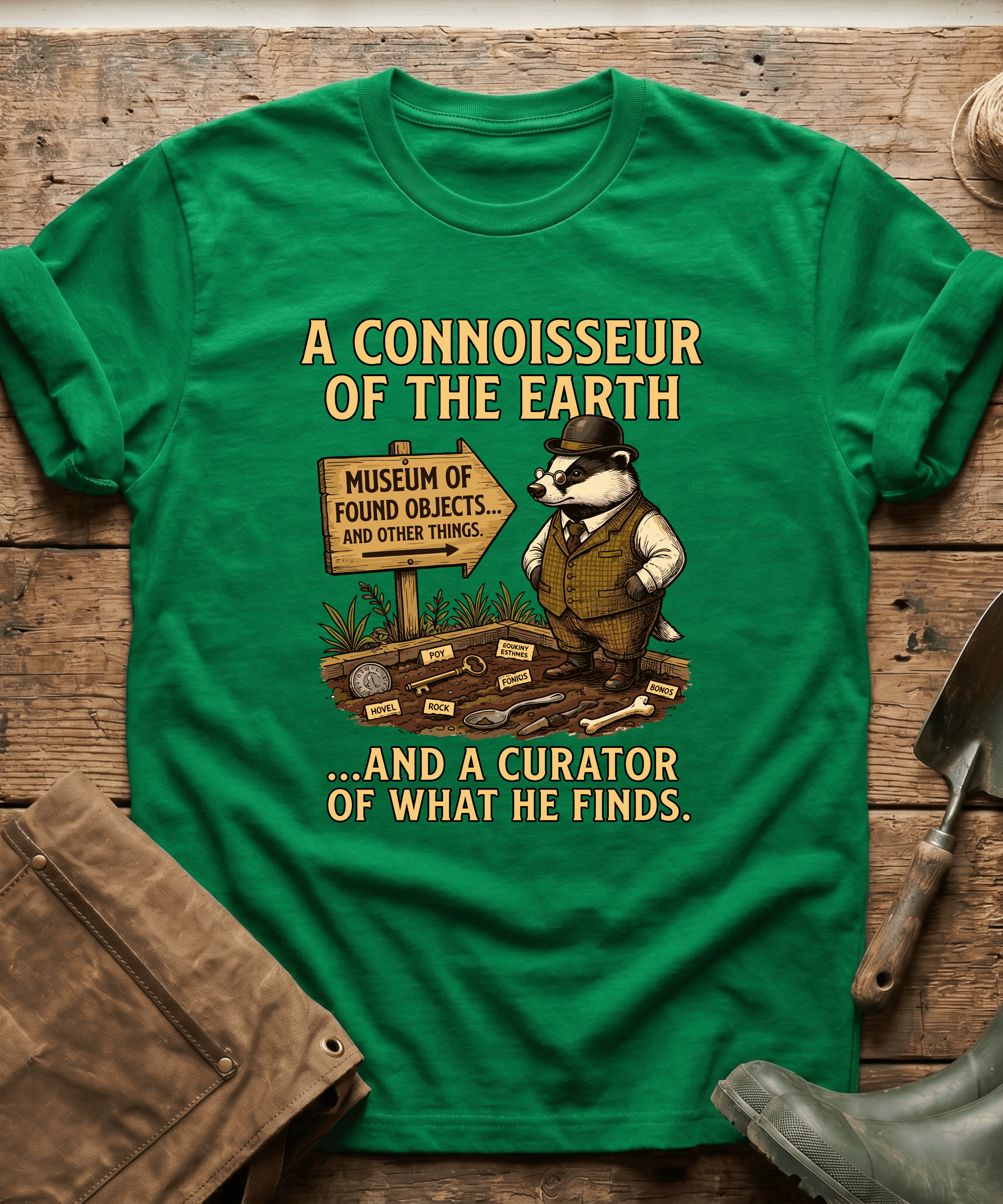 Connoisseur of the Earth Gardening T-Shirt
